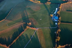 Evening shadows looking down on BMGC with Martin Pingle safely down (4)